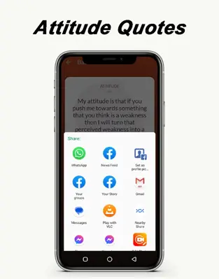 Attitude Quotes android App screenshot 1